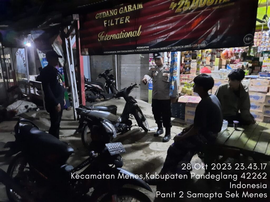 Polsek Menes Mempererat Silaturahmi dan Menjaga Kamtibmas Bersama Masyarakat 2 WhatsApp Image 2023 10 29 at 19.19.51