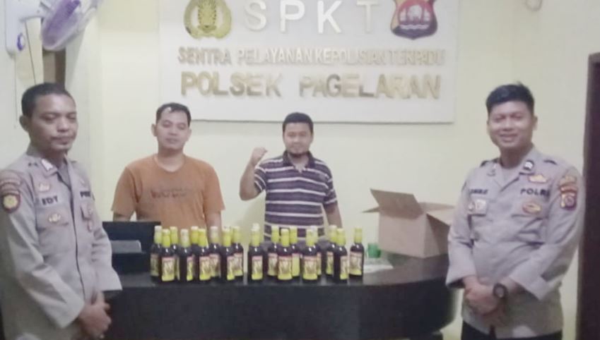 Razia Polsek Pagelaran: Penyitaan Miras dan Penekanan Kriminalitas 10 sek pagelaran