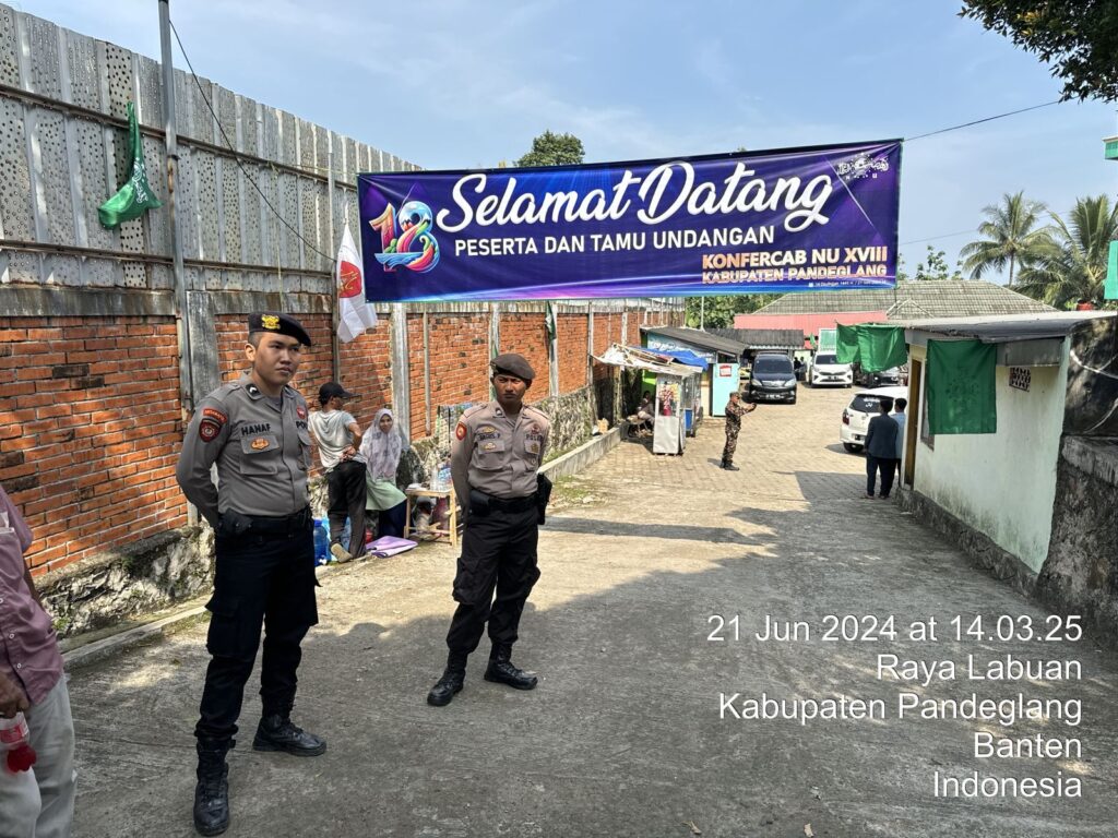 Sat Samapta Polres Pandeglang Amankan Konferensi Nahdlatul Ulama di Masjid At-Tin 9 WhatsApp Image 2024 06 21 at 20.10.03