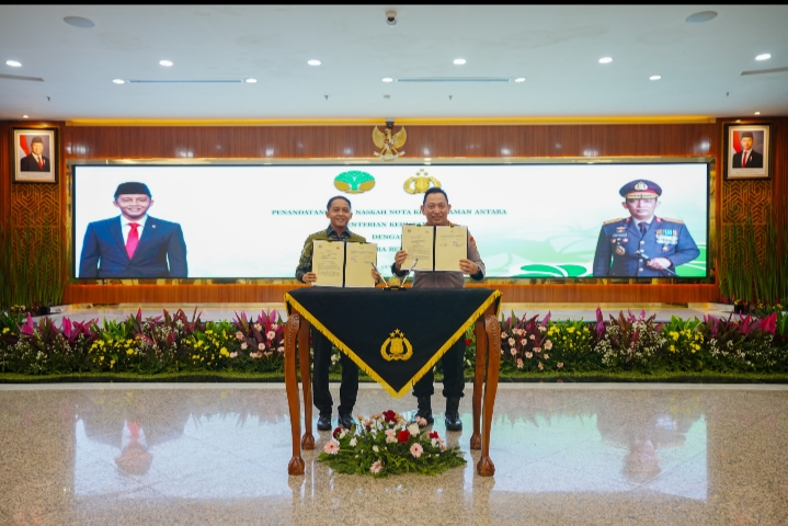 Polri-Kemenhut Tandatangani MoU, Komitmen Jaga Hutan Indonesia dengan Penegakan Hukum 3 IMG 20250217 190143