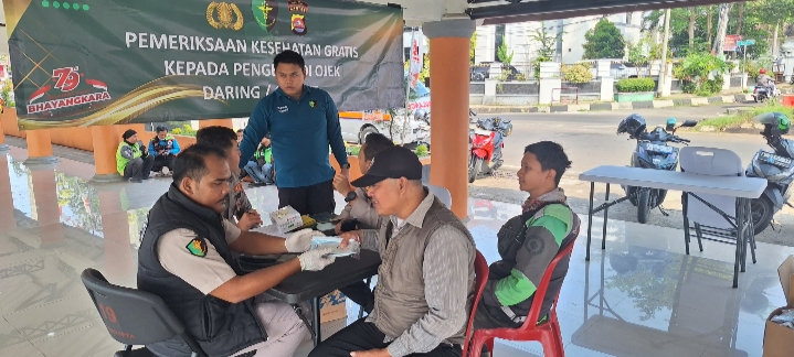 RS Bhayangkara Polda Banten Gelar Pemeriksaan Kesehatan Gratis untuk Pengemudi Ojek Online di Pandeglang 9 IMG 20250614 073153