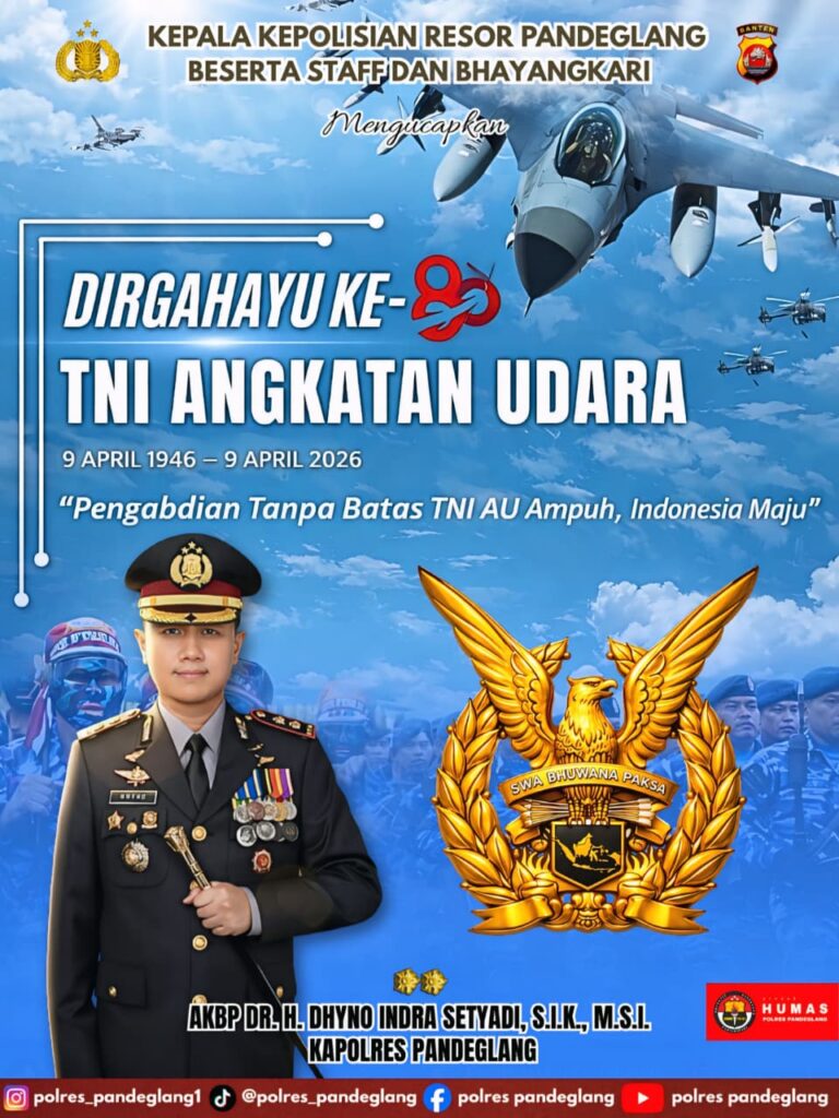 Polres Pandeglang Ucapkan Selamat HUT TNI AU, Pengabdian Tanpa Batas 1 WhatsApp Image 2026 04 09 at 09.26.27